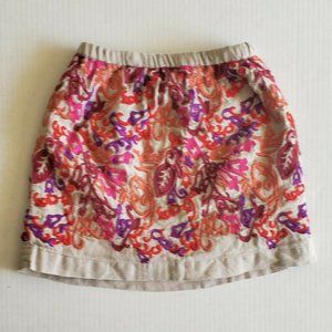 Peek Girl's Size S 4-5y Skirt Short Embroidered